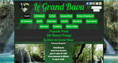 Desktop Screenshot of chutedugrandbaou.com